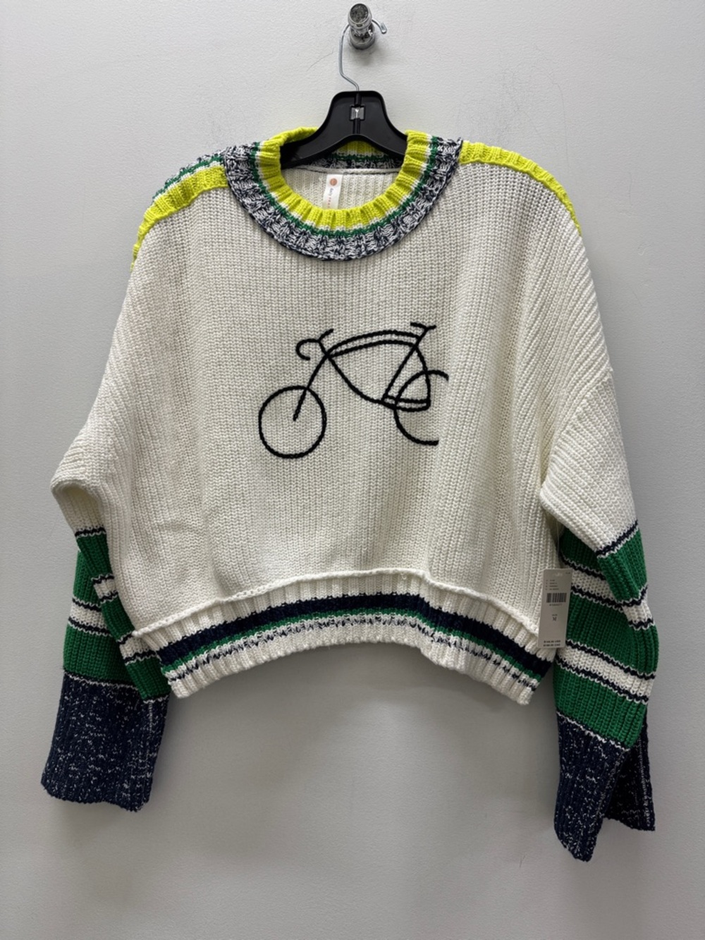 NWT Anthropologie Daily Practice Le Tour Crew Neck Sweater Size M